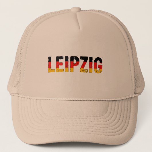 Ik hou van Leipzig Trucker Pet (Voorkant)