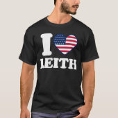 Ik hou van Leith I hart Leith T-shirt (Voorkant)