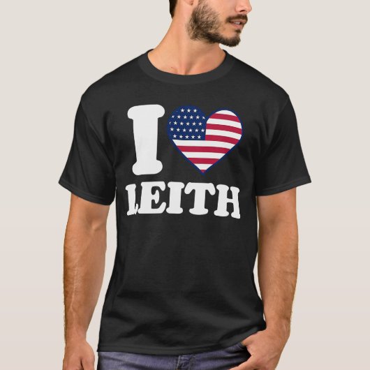 Ik hou van Leith I hart Leith T-shirt (Voorkant)