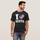 Ik hou van Leith I hart Leith T-shirt (Voorkant volledig)