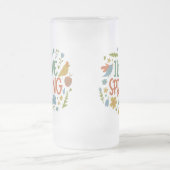 Ik hou van lente matglas bierpul (Center)