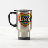 Ik hou van Leo. Ik hou van je Leo. Hart Reisbeker (Links)