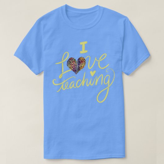 Ik hou van lesgeven t-shirt (Design voorkant)