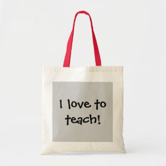 Ik hou van lesgeven! tote bag