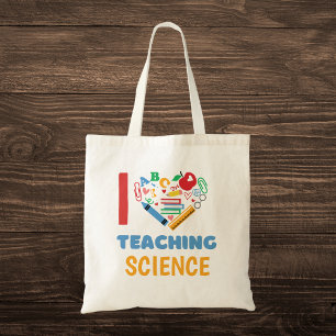 Ik hou van lesgeven tote bag