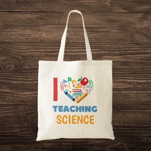 Ik hou van lesgeven tote bag