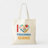 Ik hou van lesgeven tote bag (Achterkant)