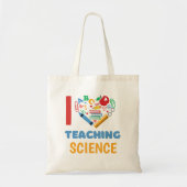 Ik hou van lesgeven tote bag (Voorkant)