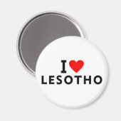 Ik hou van Lesotho land zoals harttoerisme toerism Magneet (Voorkant / Achterkant)
