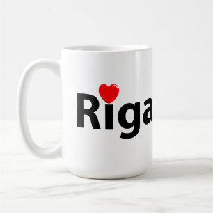 Ik hou van Letland Riga Koffiemok