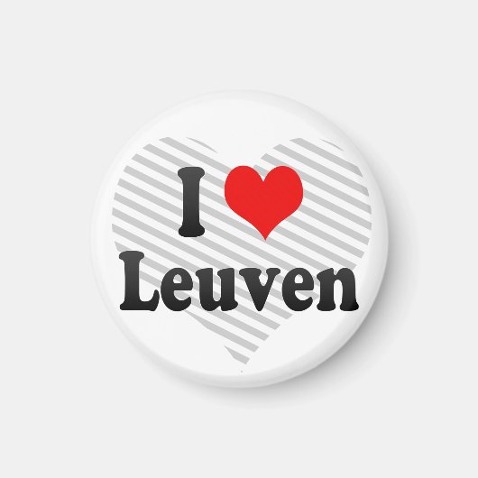 Ik hou van Leuven, België Magneet (Voorkant)