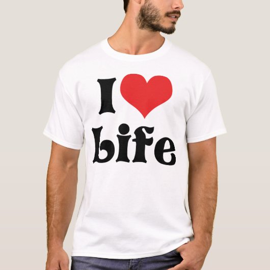 Ik Hou Van Leven T-Shirt (Voorkant)