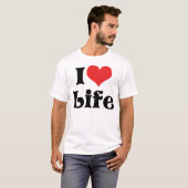 Ik Hou Van Leven T-Shirt (Voorkant volledig)