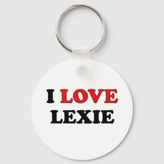 Ik hou van Lexie Sleutelhanger (Voorkant)