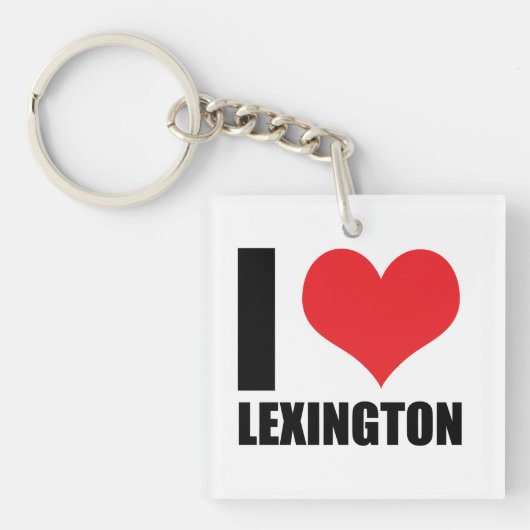 Ik hou van Lexington Sleutelhanger (voorkant)