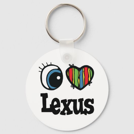 Ik hou van Lexus Sleutelhanger (Voorkant)