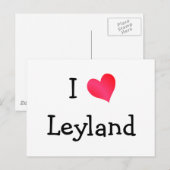 Ik hou van Leyland Briefkaart (Voorkant / Achterkant)