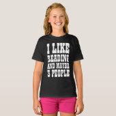 IK HOU VAN LEZEN EN MISSCHIEN 3 MENSEN T-Shirt (Voorkant volledig)