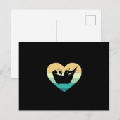 Ik hou van lezen in de Bathtub Briefkaart (Voorkant / Achterkant)