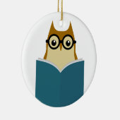 Ik hou van lezen keramisch ornament (Rechts)