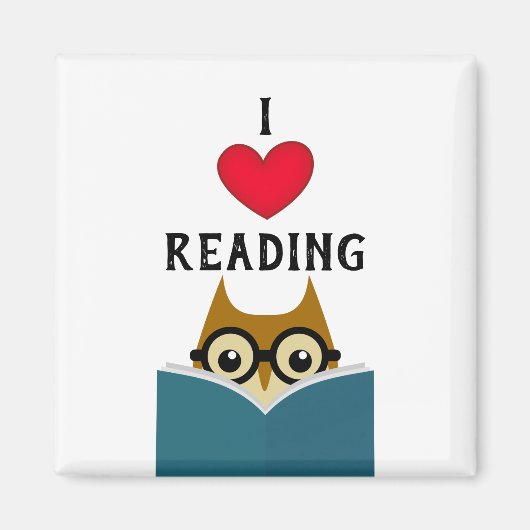 Ik hou van lezen magneet (Voorkant)