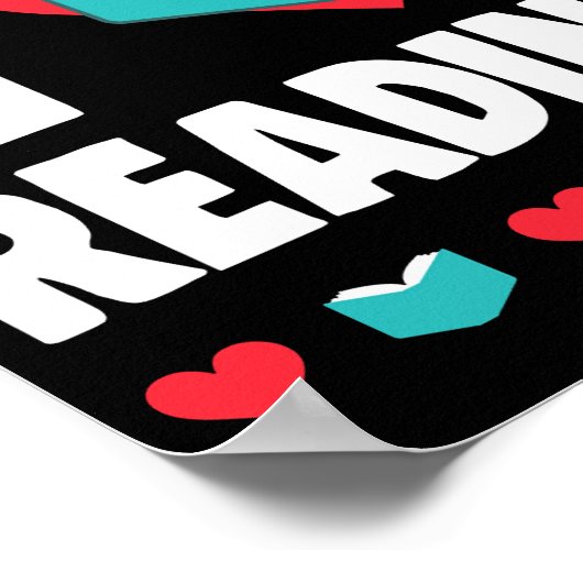 Ik hou van lezen poster (Hoek)