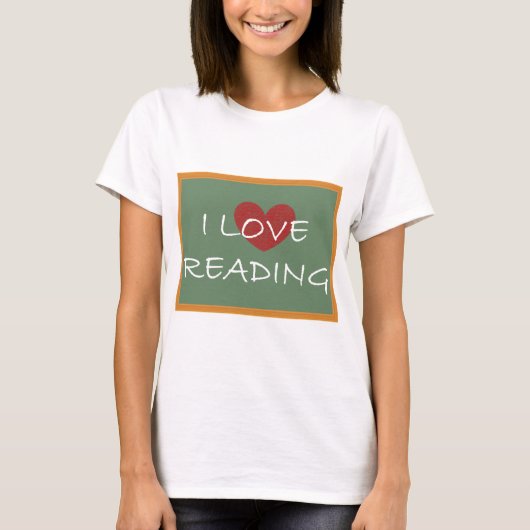 Ik hou van lezen t-shirt (Voorkant)