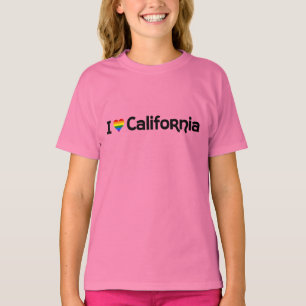 Ik hou van LGBT California State T-Shirt