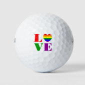 Ik hou van LGBT Golfballen (Voorkant)