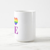 Ik hou van LGBT Koffiemok (Center)