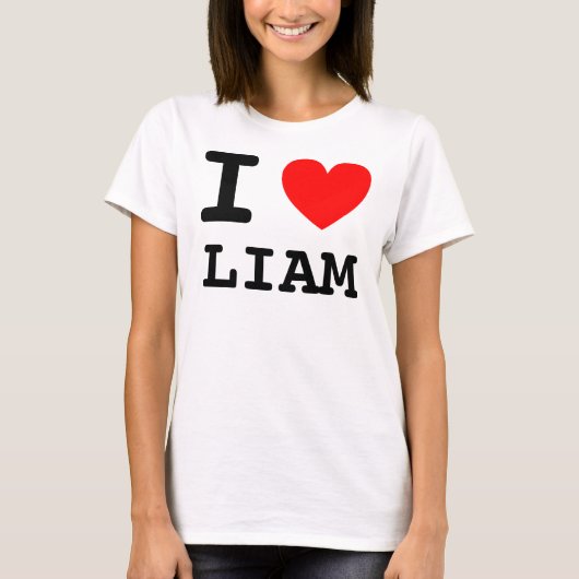 Ik Hou Van Liam T-Shirt (Voorkant)