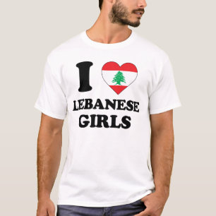 Ik hou van Libanese meisjes T-shirt