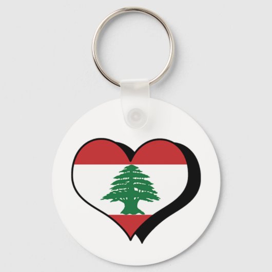 Ik hou van Libanon Sleutelhanger (Voorkant)