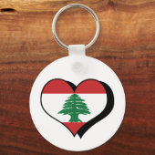 Ik hou van Libanon Sleutelhanger (Voorkant)