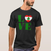 Ik hou van Libanon T-shirt (Voorkant)