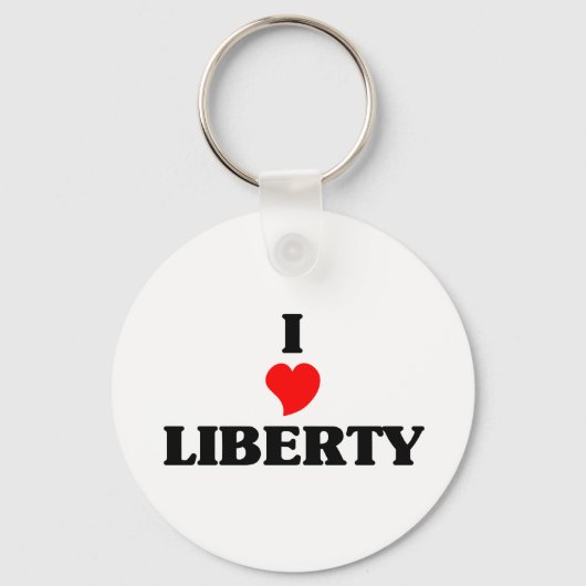 Ik hou van Liberty Sleutelhanger (Voorkant)