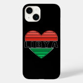 Ik hou van Libië, Libisch hart Case-Mate iPhone Case (Achterkant)