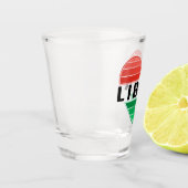 Ik hou van Libië, Libisch hart Shot Glas (Links)