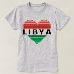 Ik hou van Libië, Libisch hart T-shirt
