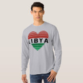 Ik hou van Libië, Libisch hart T-shirt (Voorkant volledig)
