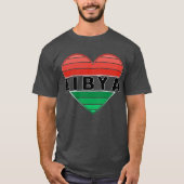 Ik hou van Libië, Libisch hart T-shirt (Voorkant)