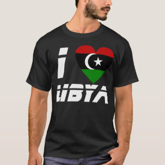 Ik hou van Libië T-shirt