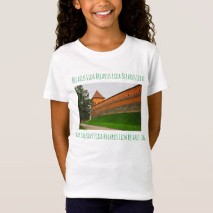 Ik hou van Lida Wit-Rusland Architectuur Kasteel T-shirt