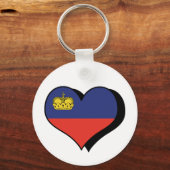 Ik hou van Liechtenstein Sleutelhanger (Voorkant)