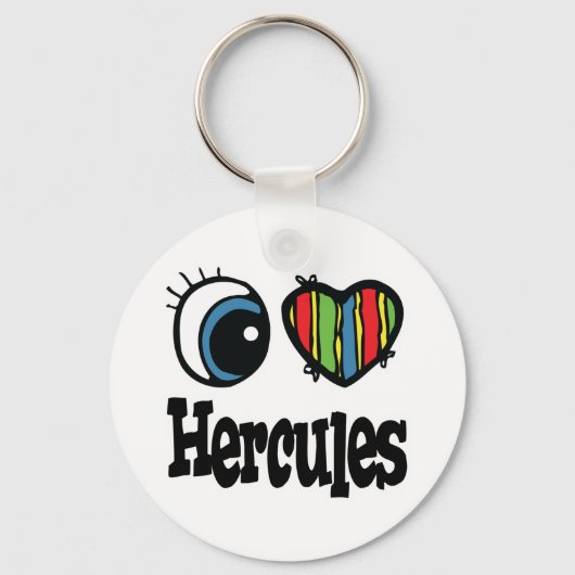 Ik hou van (Liefde) Hercules Sleutelhanger (Voorkant)