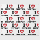 IK HOU VAN [LIEFDE] NIPPON INPAPPAPER CADEAUPAPIER (Vlak)
