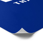 Ik hou van (liefde) Thailand ❤ Thais lettertype Poster (Hoek)