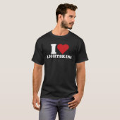 Ik hou van Lightskins in hart Lightskins T-shirt (Voorkant volledig)