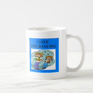 ik hou van lijndansen koffiemok