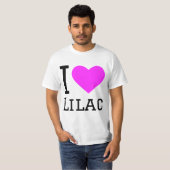 Ik hou van lila t-shirt (Voorkant volledig)